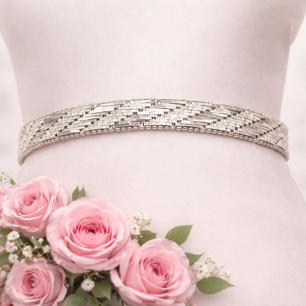 Stunning .950 ULTRA FINE SILVER Riccio Bracelet – Made in Italy